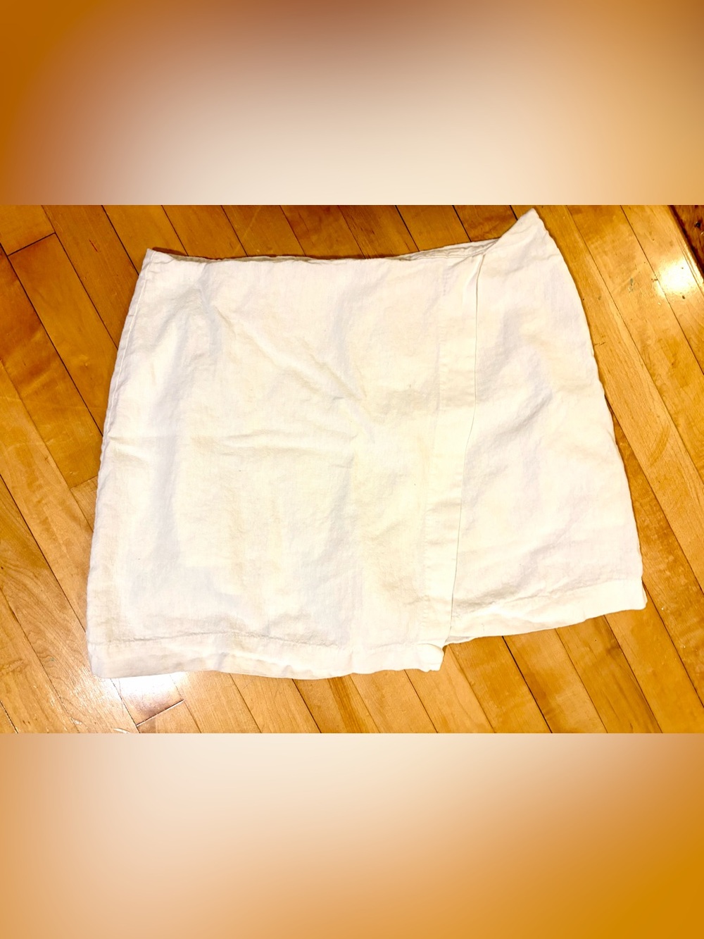 a new day White Wrap Skirt